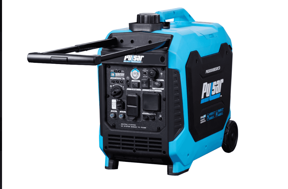 Pulsar 5000-Watt Dual Fuel Portable Generator with CO Sentry