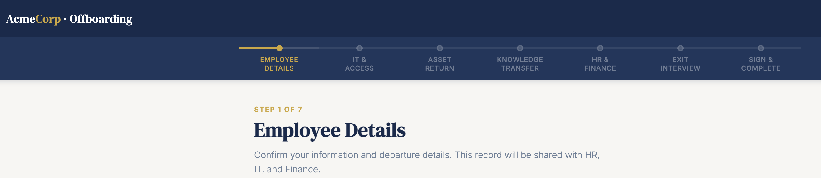 Employee Offboarding