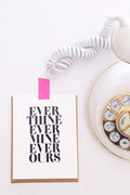 Ever Ours